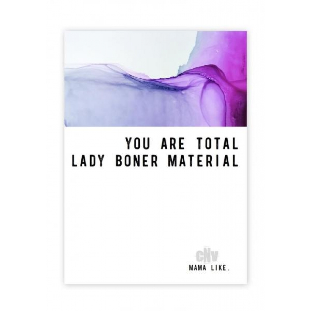 Lady Boner Greeting Card - Gag & Joke Gifts