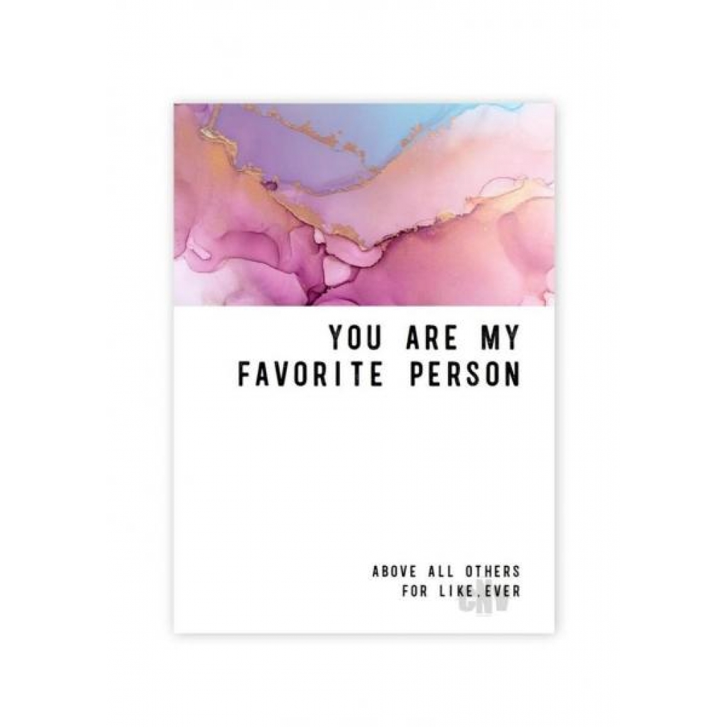 Favorite Person Greeting Card - Gag & Joke Gifts