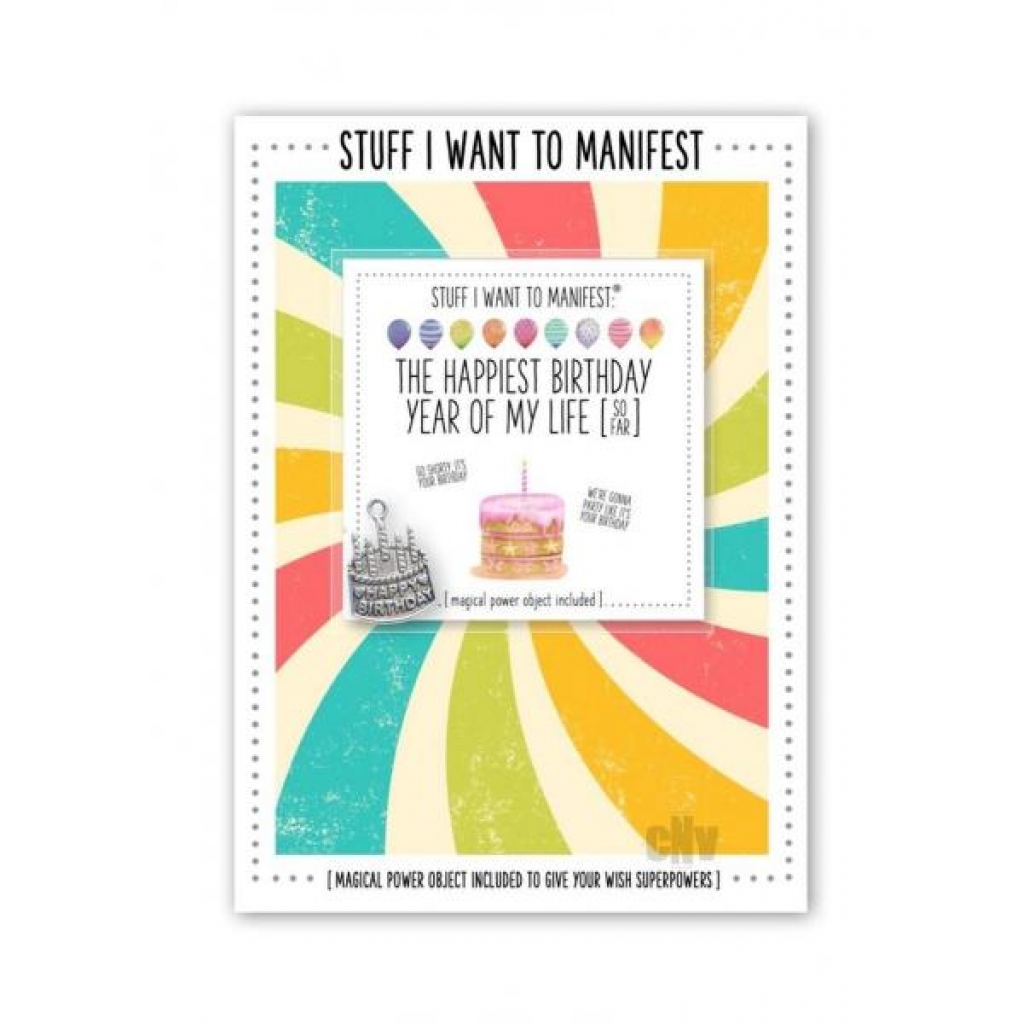 Manifest Greeting Card Bday - Gag & Joke Gifts