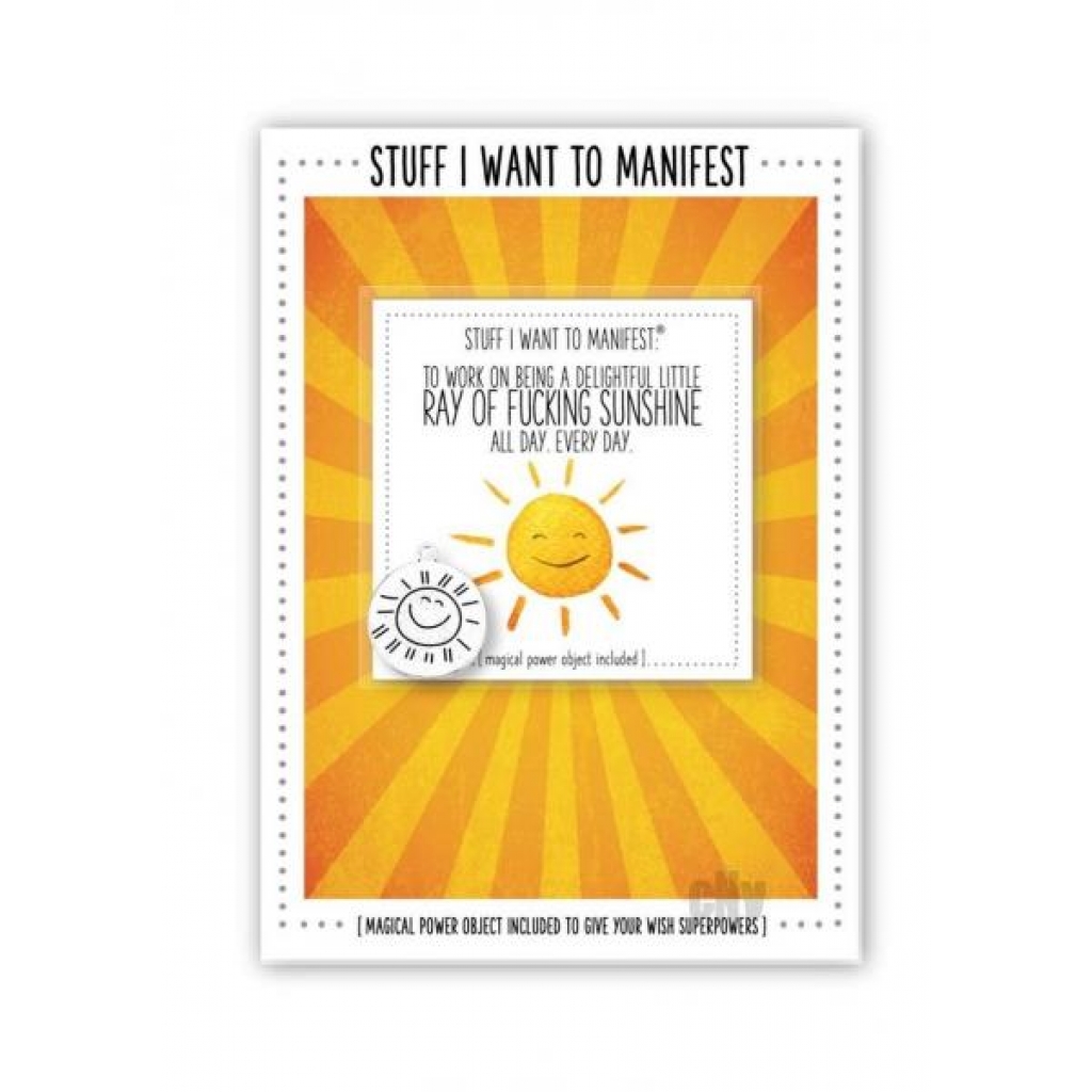 Manifest Greeting Card Sunshine - Gag & Joke Gifts