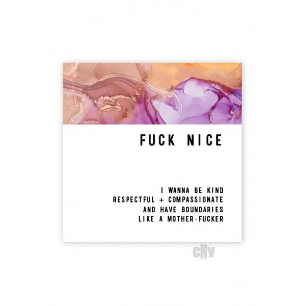 Fuck Nice Magnet - Gag & Joke Gifts