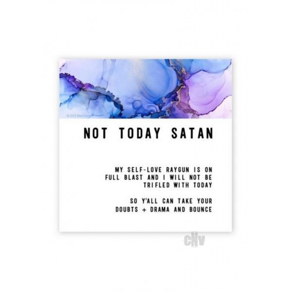 Not Today Satan Magnet - Gag & Joke Gifts