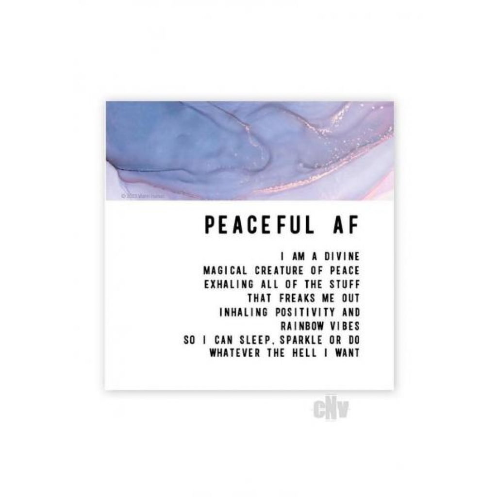 Peaceful Af Magnet - Gag & Joke Gifts