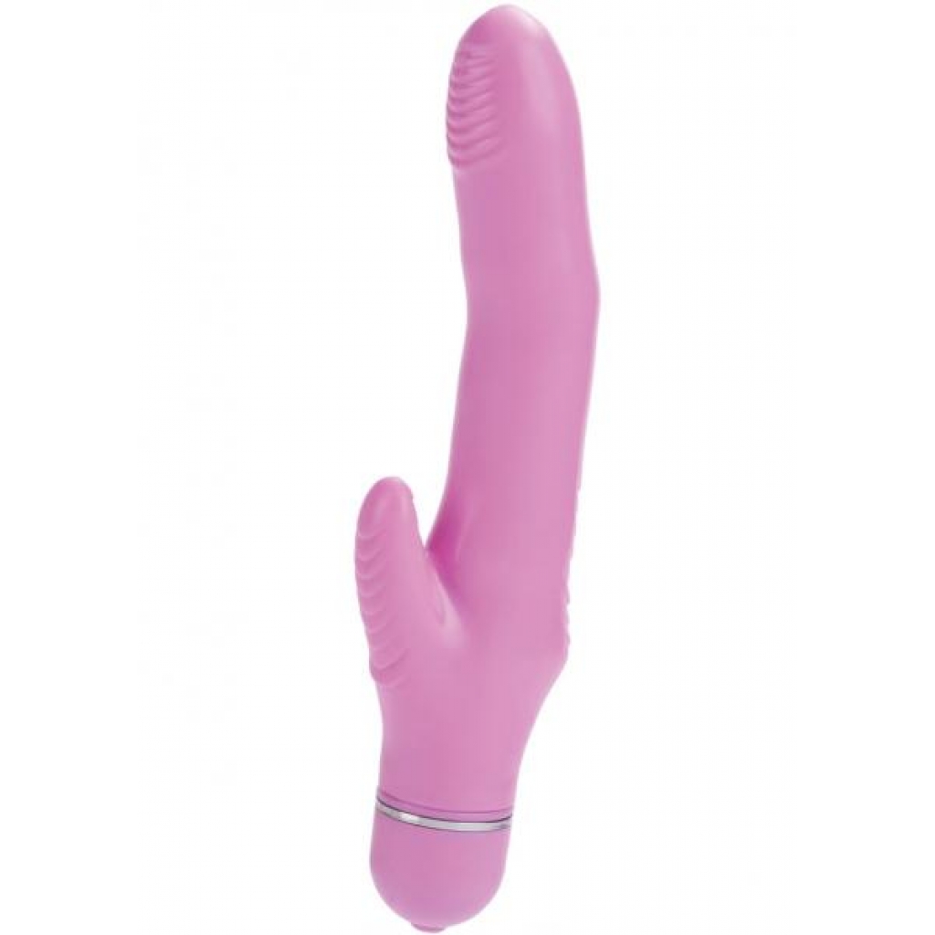 First Time Flexi Rocker Vibrator Waterproof Pink - Rabbit Vibrators