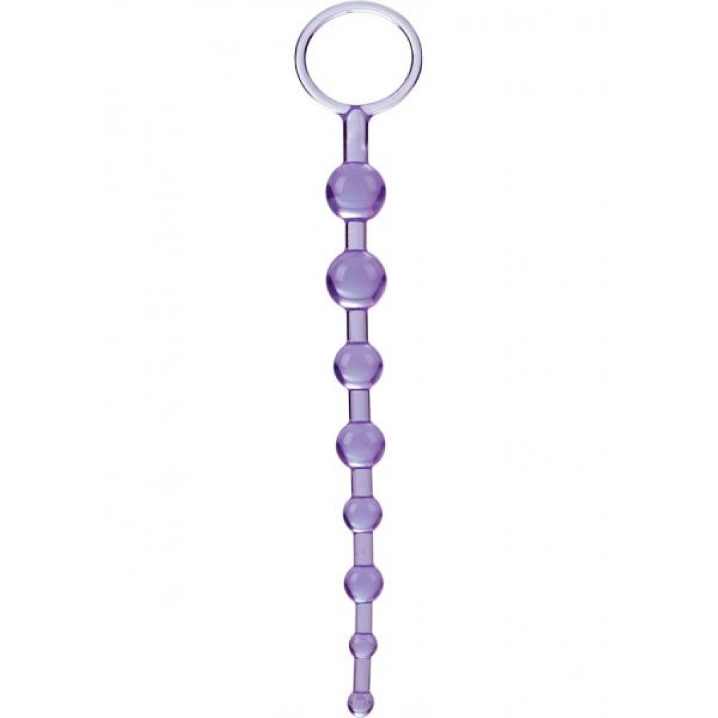 First Time Love Beads Purple - Anal Beads