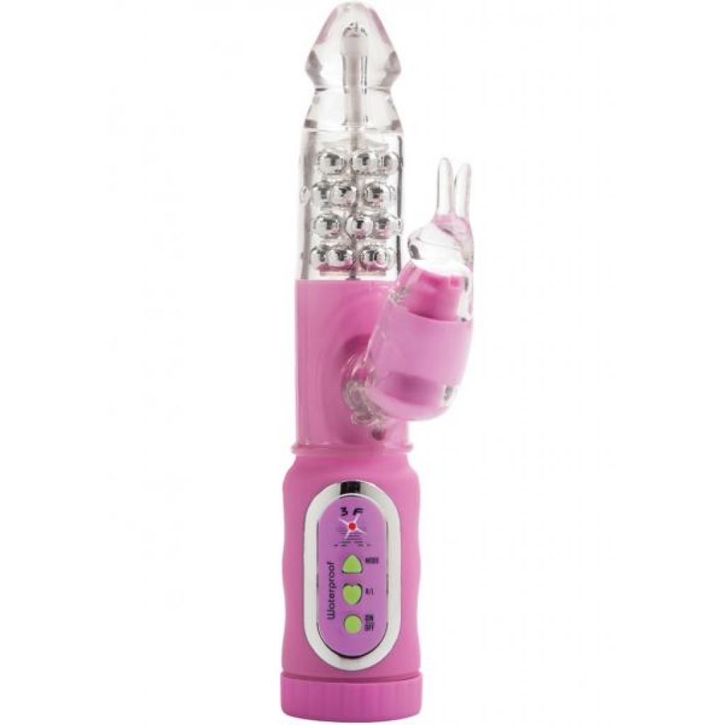 First Time Jack Rabbit Waterproof Pink - Rabbit Vibrators