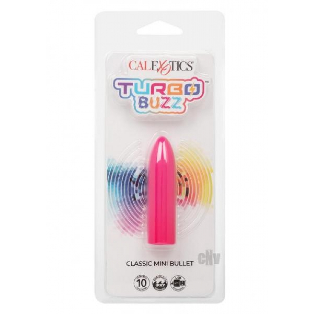 Turbo Buzz Classic Mini Bullet Pnk - Bullet Vibrators