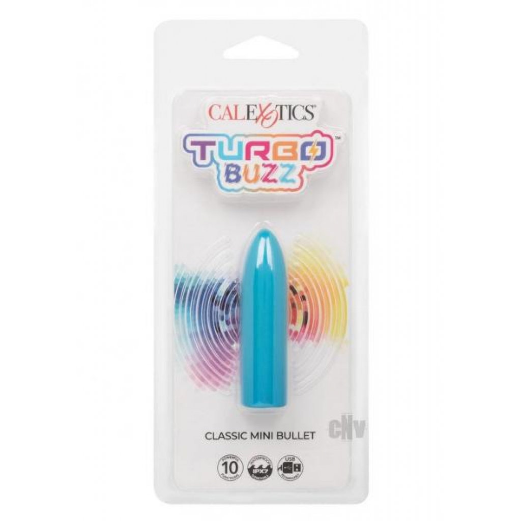 Turbo Buzz Classic Mini Bullet Blu - Bullet Vibrators