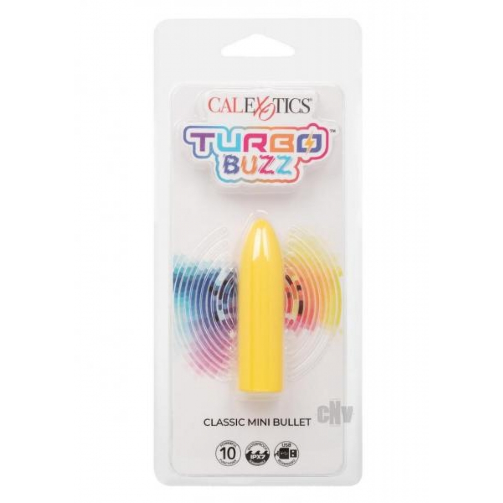 Turbo Buzz Classic Mini Bullet Ylw - Bullet Vibrators