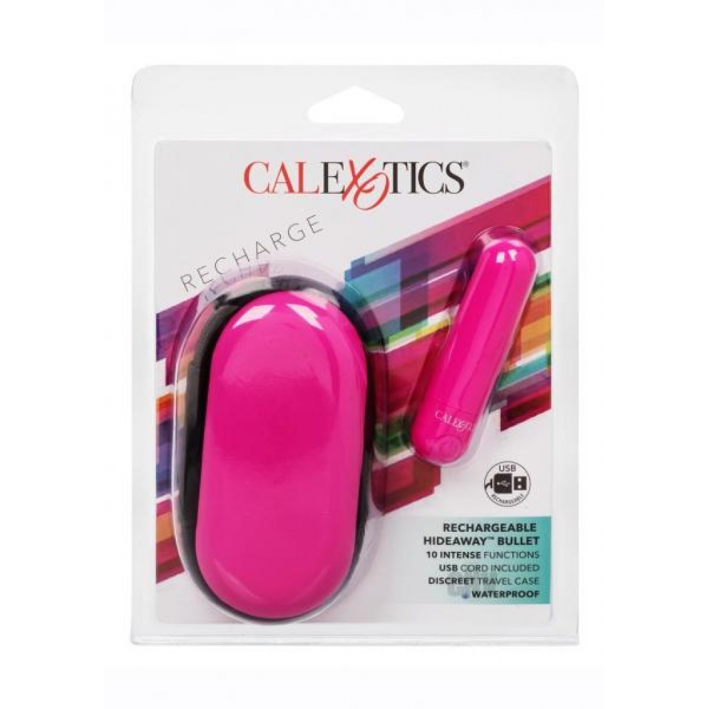 Rechargeable Hideaway Bullet Pink - Bullet Vibrators