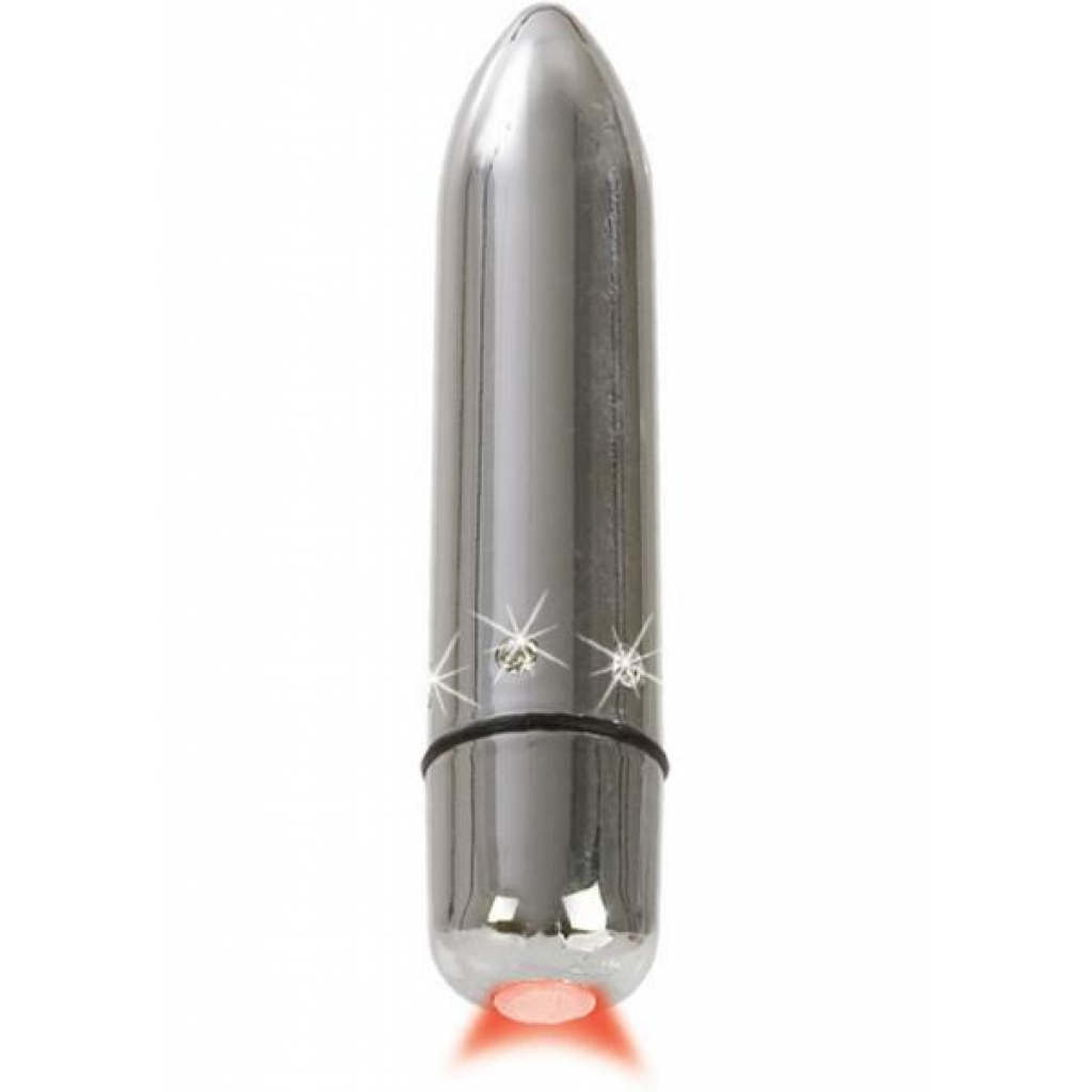 Crystal High Intensity Bullet Waterproof Silver - Bullet Vibrators