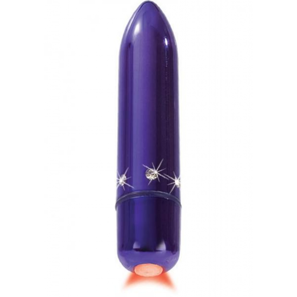 Crystal High Intensity Bullet Waterproof Purple - Bullet Vibrators