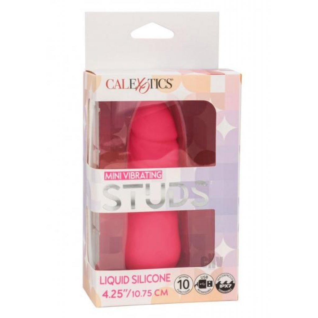 Mini Vibrating Studs Pink - Realistic