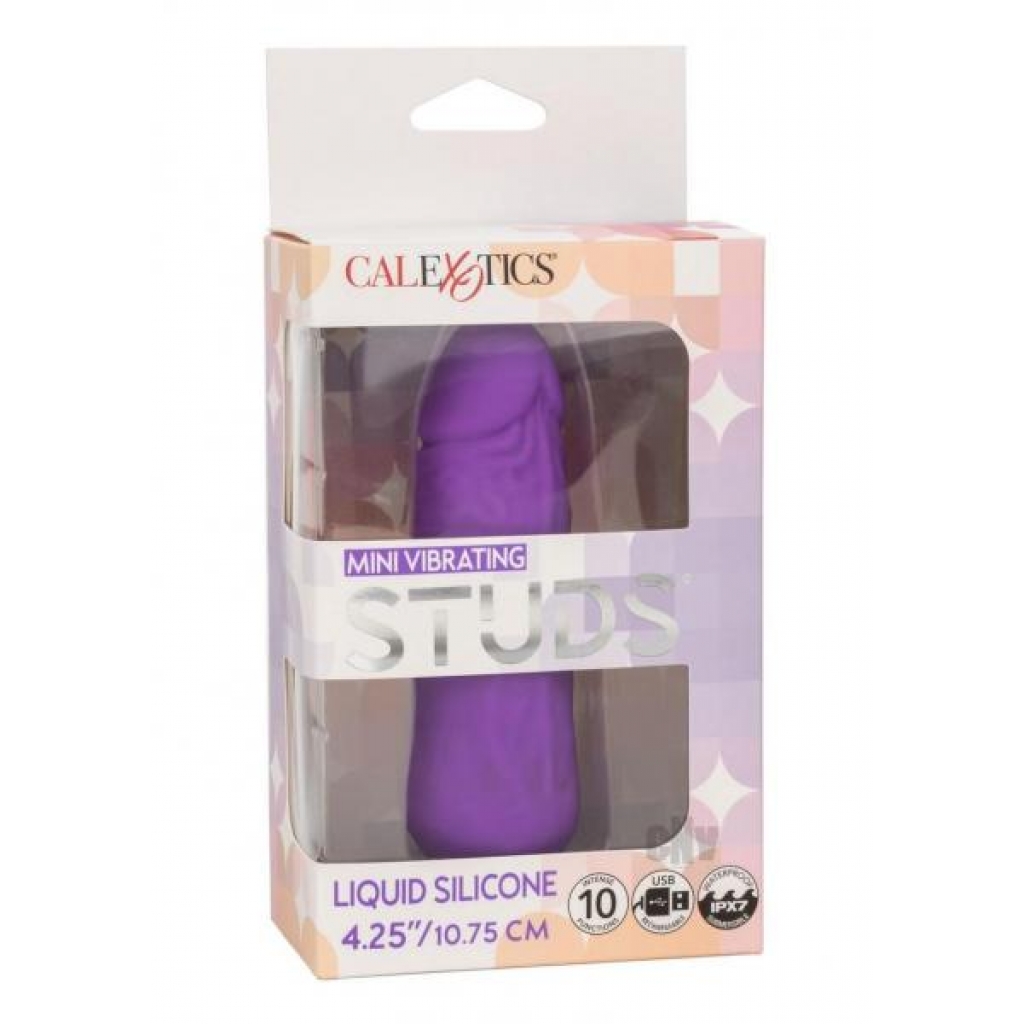 Mini Vibrating Studs Purple - Realistic Dildos & Dongs