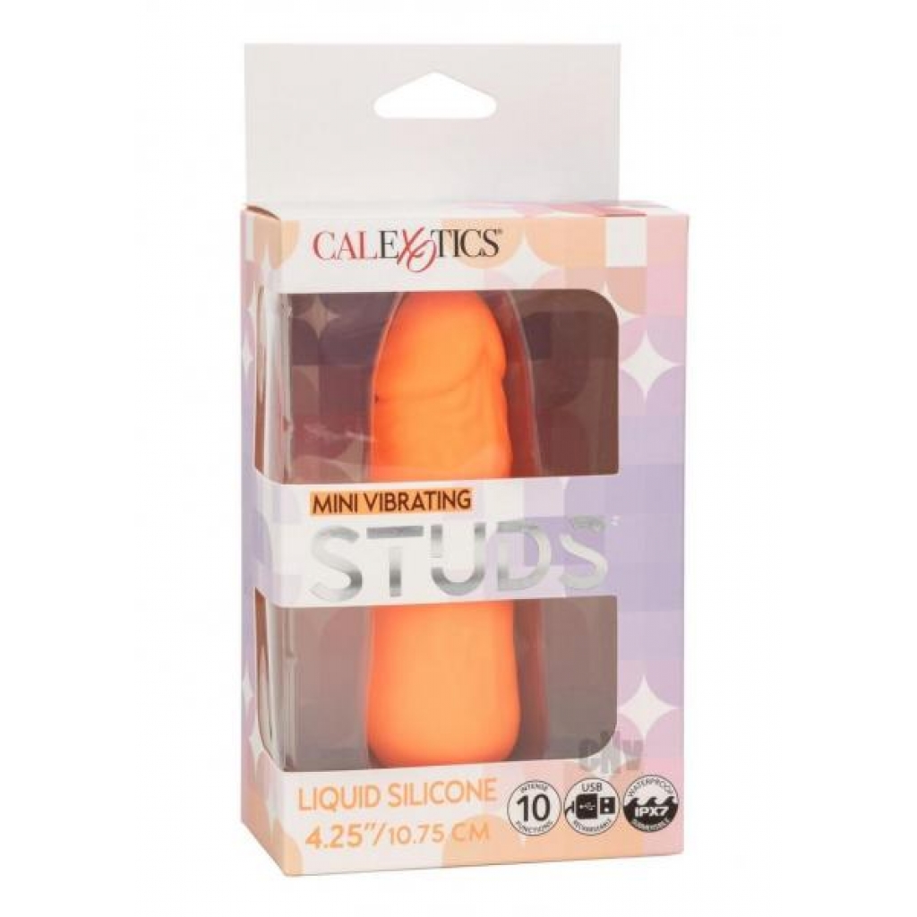 Mini Vibrating Studs Orange - Realistic