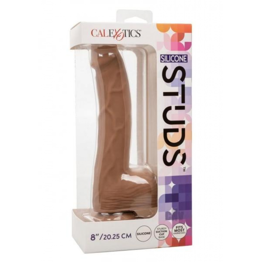 Silicone Studs 8 Brown - Realistic Dildos & Dongs