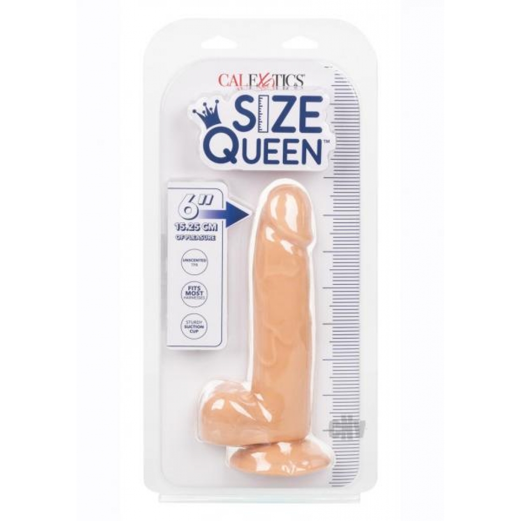 Size Queen 6 Vanilla - Realistic Dildos & Dongs