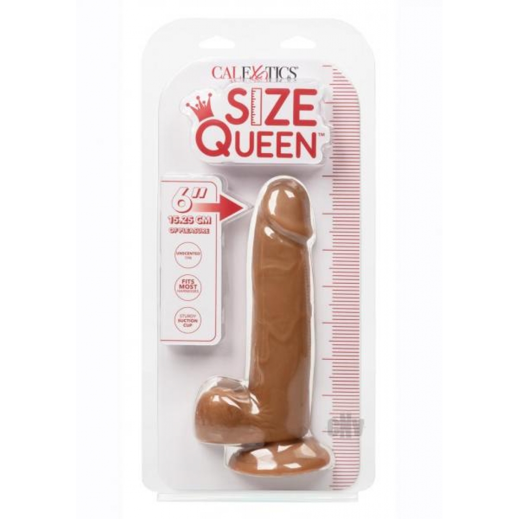 Size Queen 6 Chocolate - Realistic Dildos & Dongs