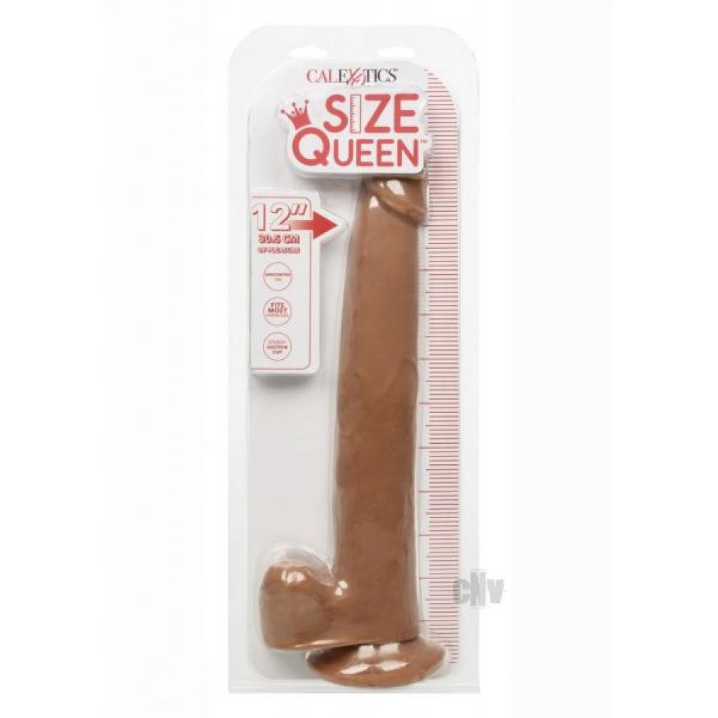 Size Queen 12 Chocolate - Realistic Dildos & Dongs