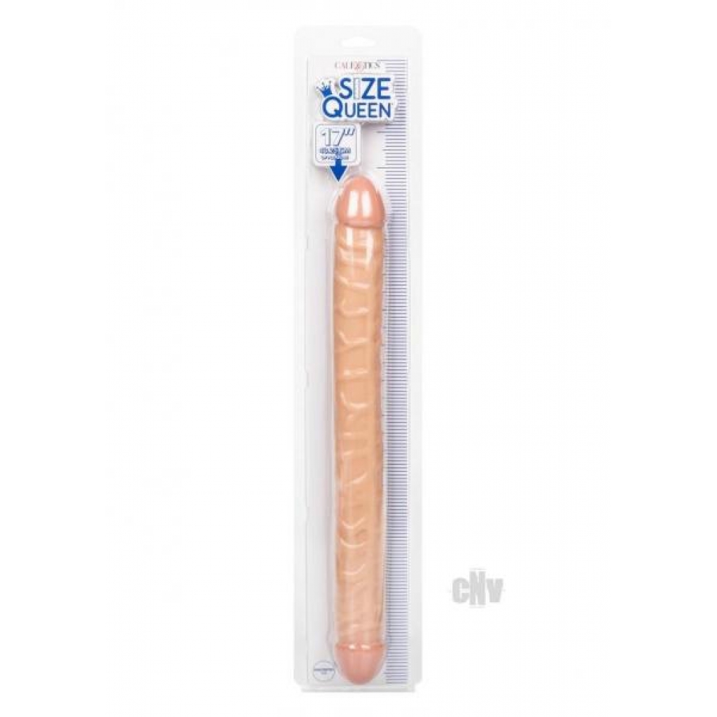 Size Queen 17 Ivory - Double Dildos