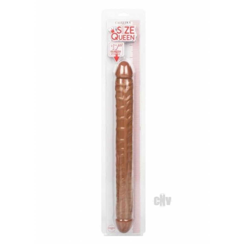 Size Queen 17 Brown - Double Dildos