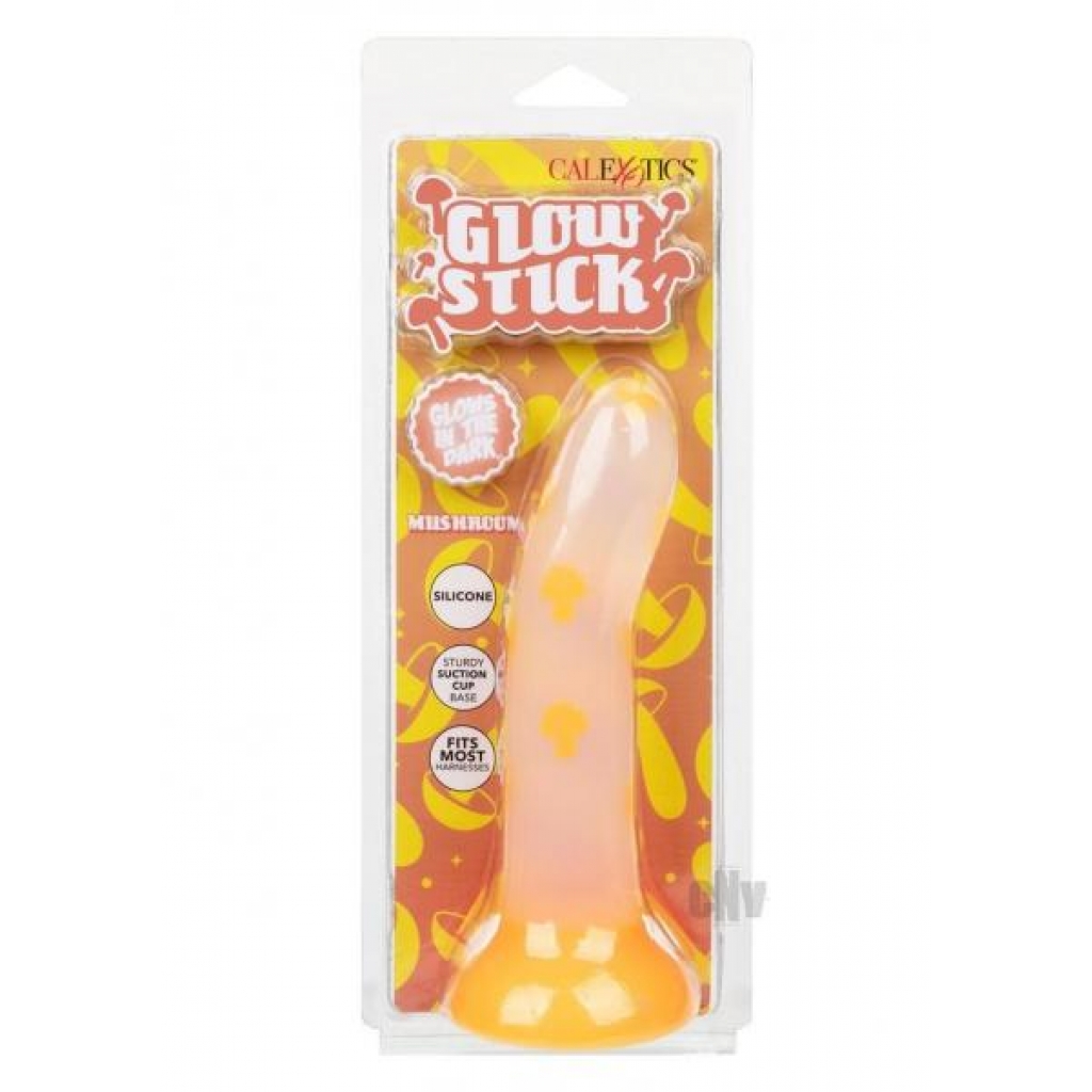 Glow Stick Mushroom Dildo Orange - Realistic Dildos & Dongs