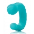 Silicone Double Dong AC/DC Dong Teal Blue - Double Dildos