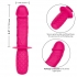 Silicone Grip Thruster G-Spot Dildo in Pink