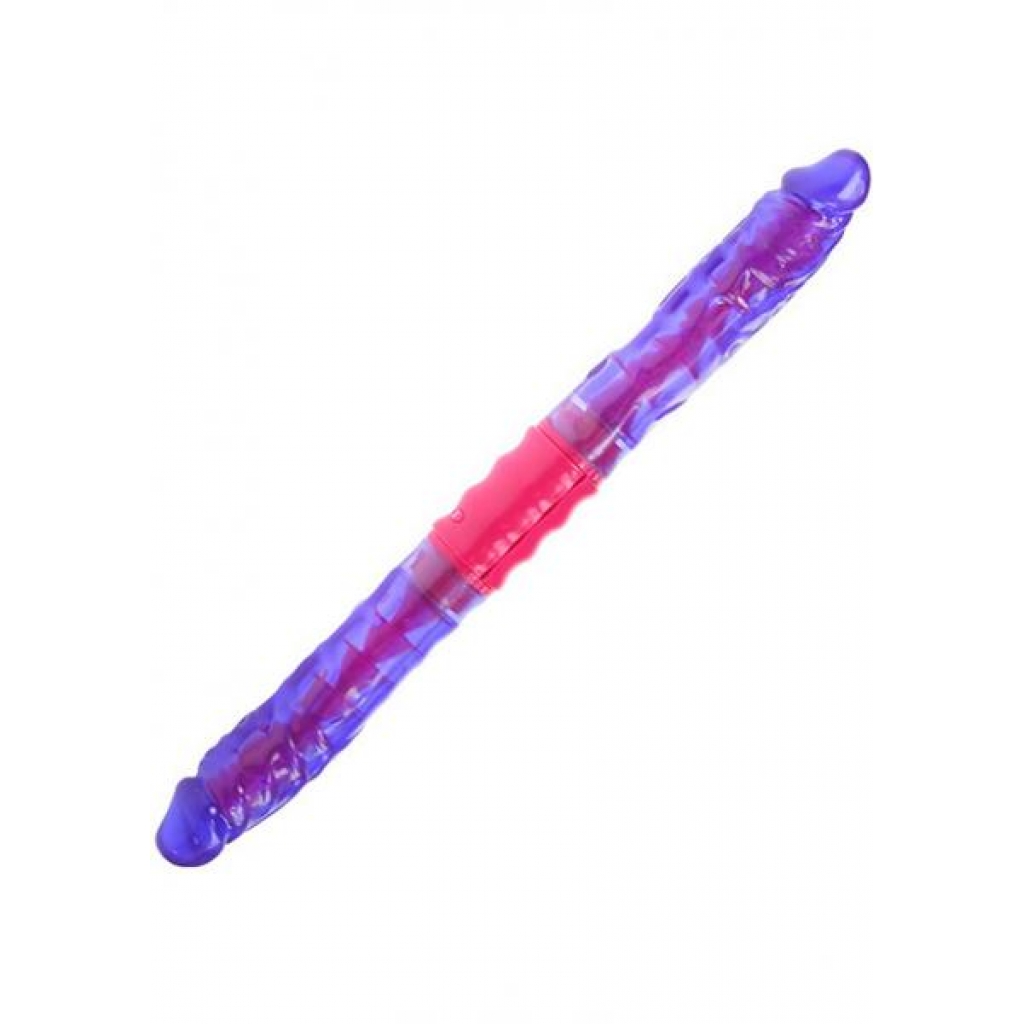 Incredible Dual Vibrating Flexi Dong in Purple