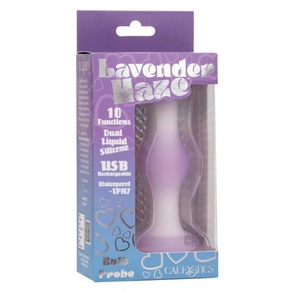 Lavender Haze Bulb Probe Pur/wht - Anal Plugs