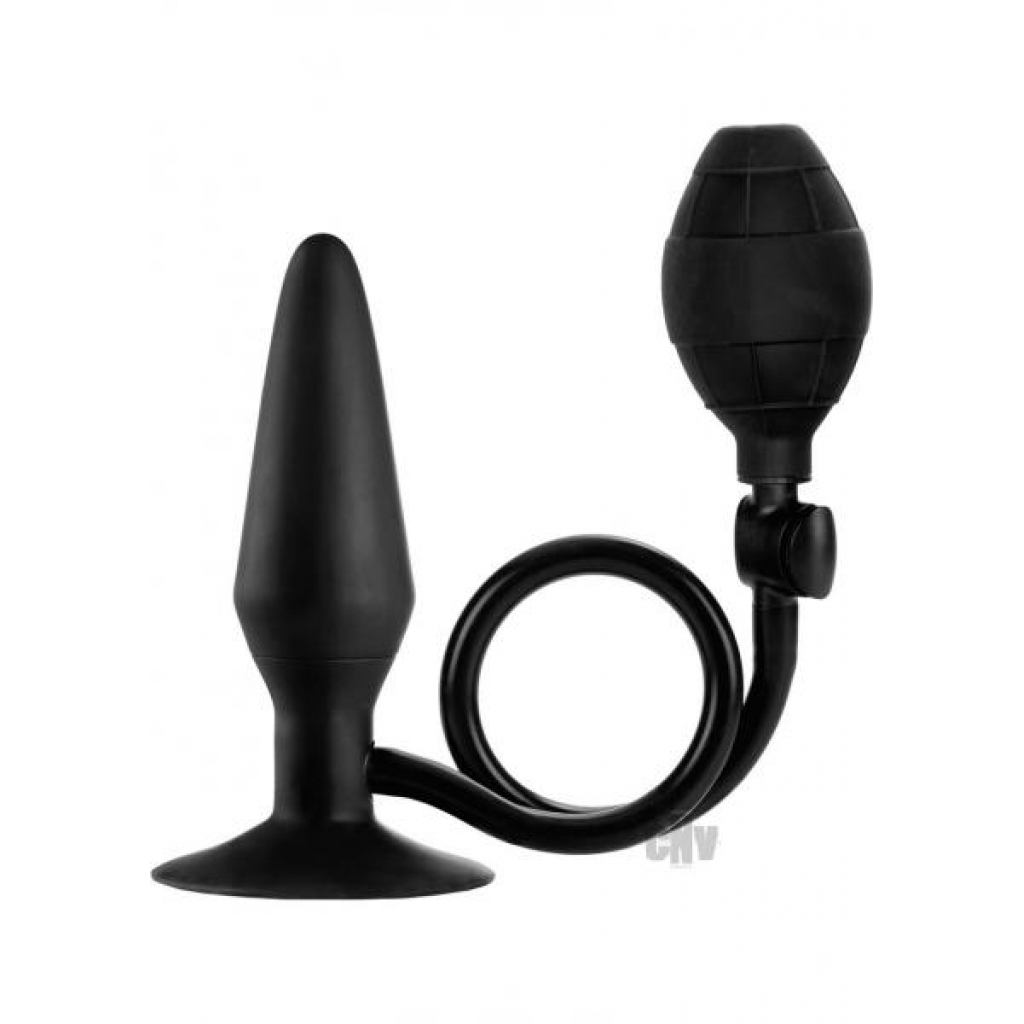 Booty Pumper Medium Black Inflatable Plug - Anal Plugs