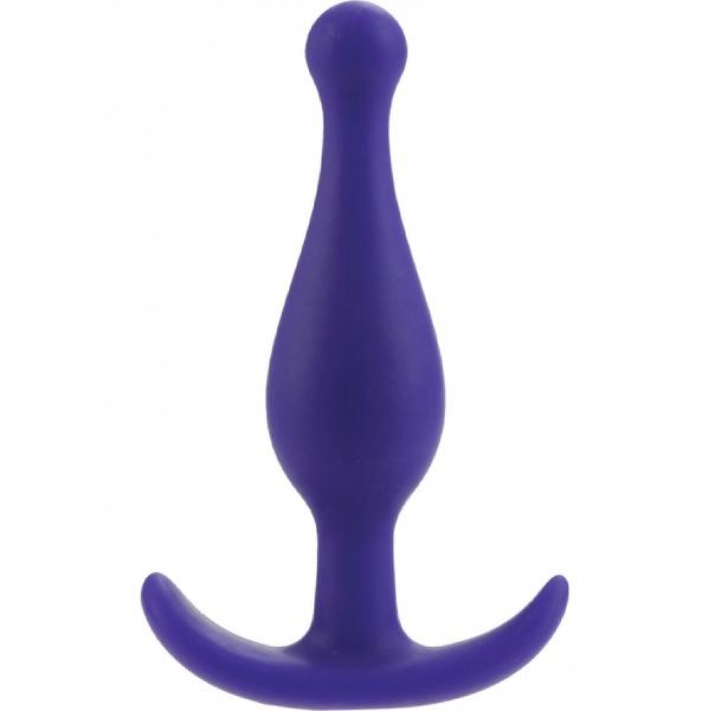 Booty Call Booty Rocker Silicone Anal Plug Purple - Anal Plugs