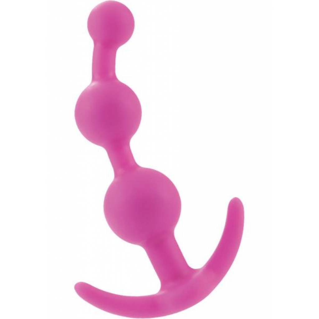 Booty Call Booty Beads Silicone Anal Beads Pink - Anal Beads