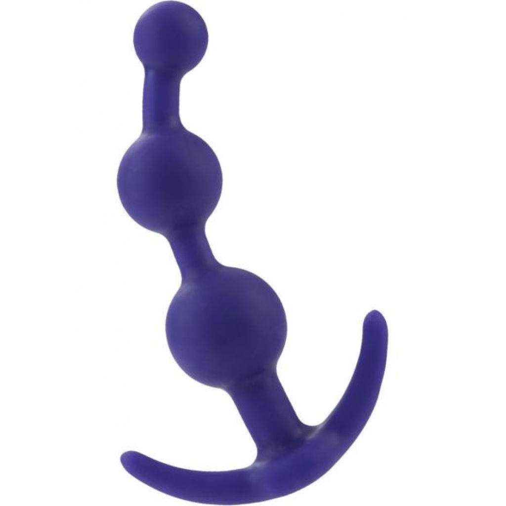 Booty Call Booty Beads Silicone Anal Beads Purple - Anal Beads