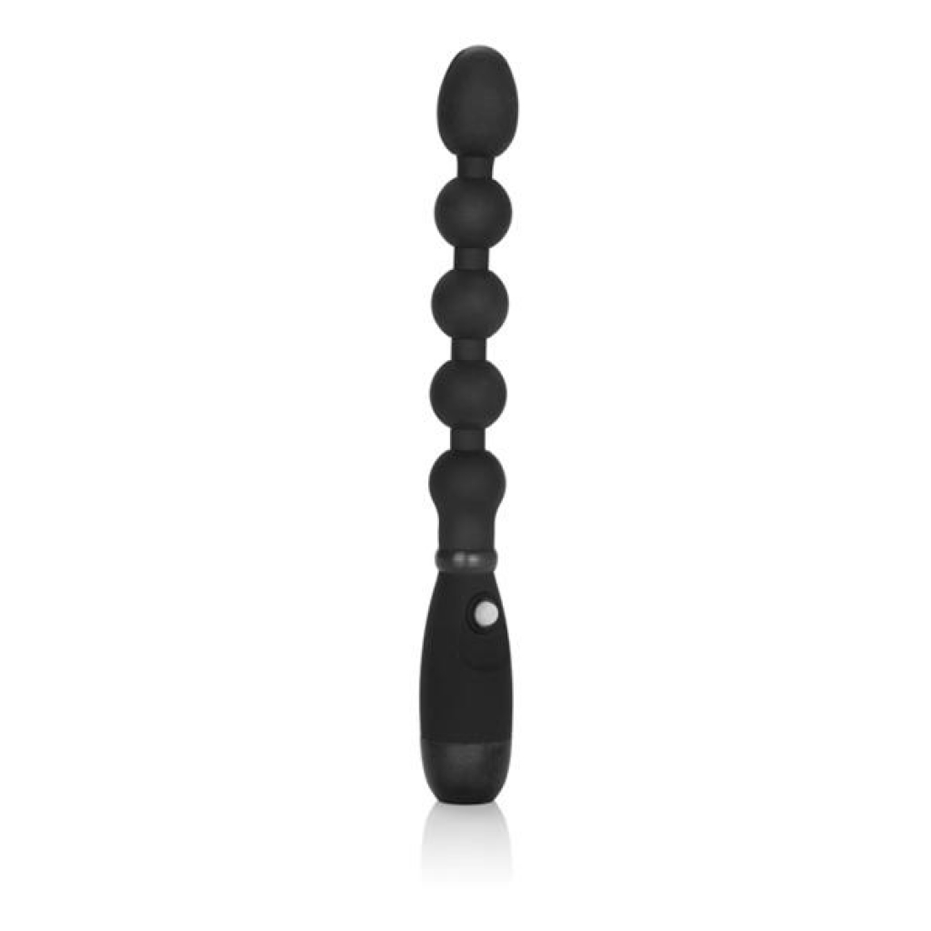 Booty Call Booty Bender Black Vibrating Beads - Anal Beads