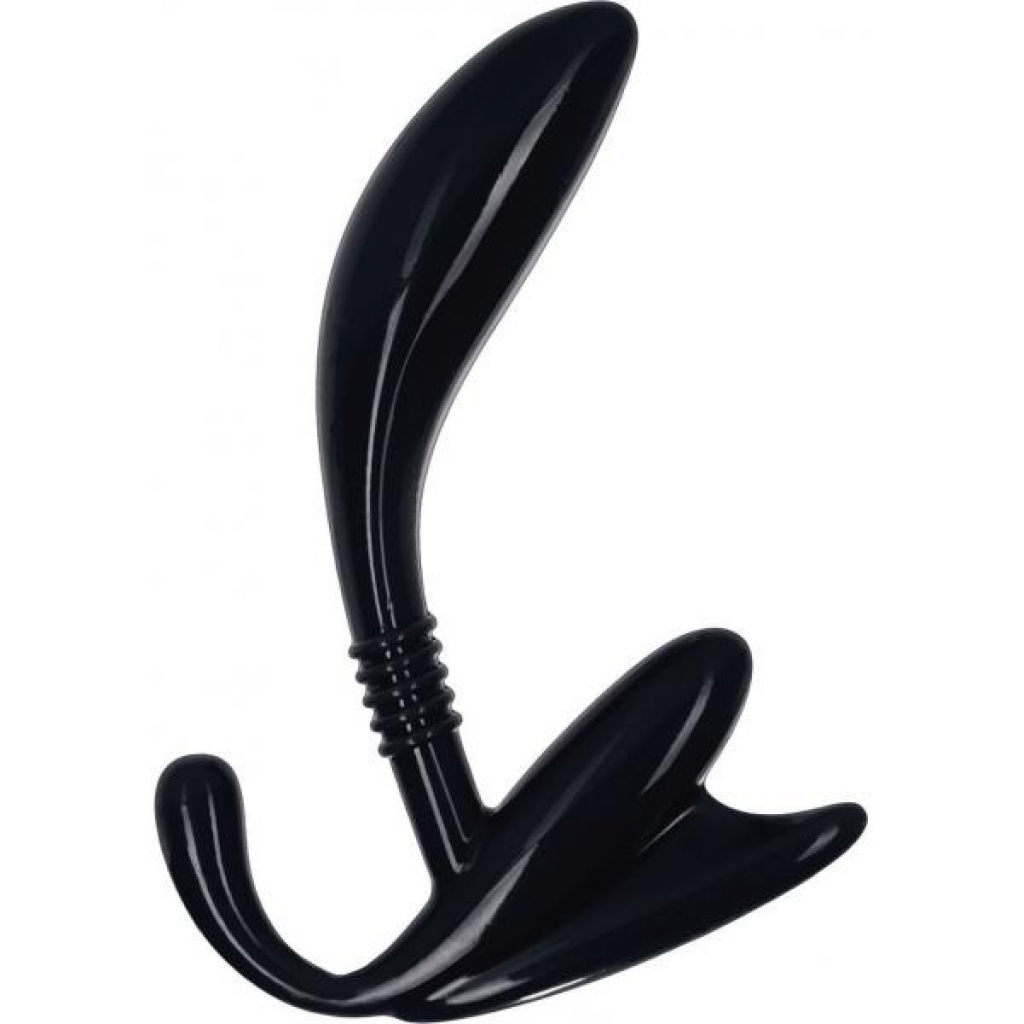 Apollo Curved Prostate Probe Black - Prostate Toys