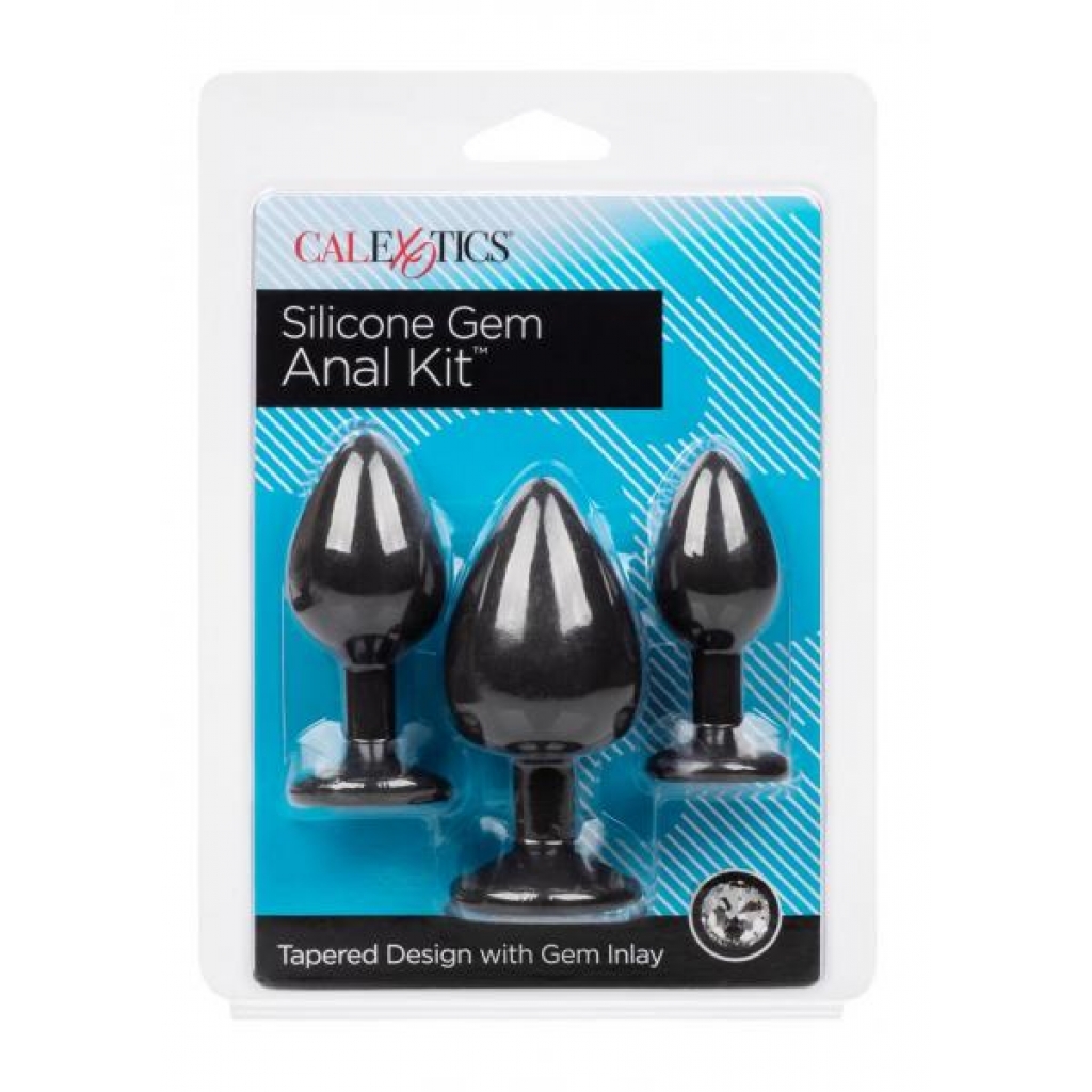 Silicone Gem Anal Kit - Anal Plugs