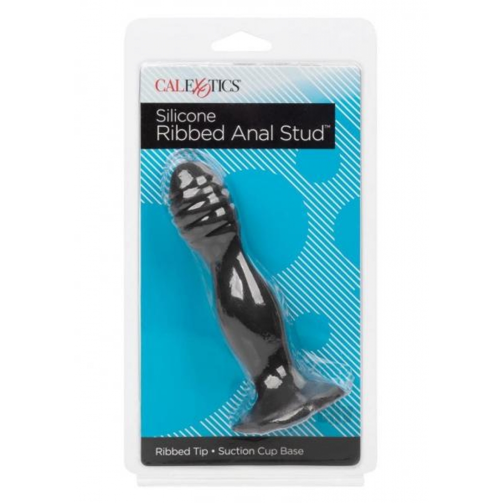 Silicone Ribbed Anal Stud - Anal Plugs