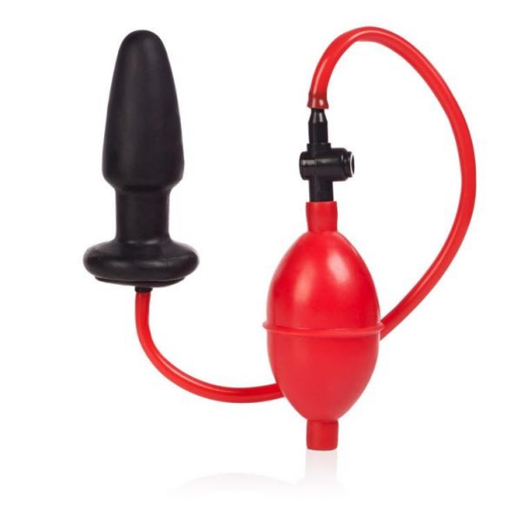 Expandable Butt Plug Latex Red Black - Anal Plugs