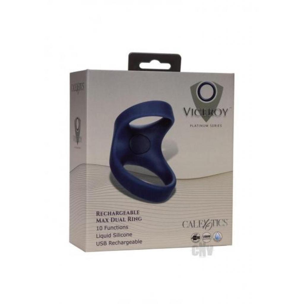 Viceroy Recharge Max Dual Ring - Couples Vibrating Penis Rings