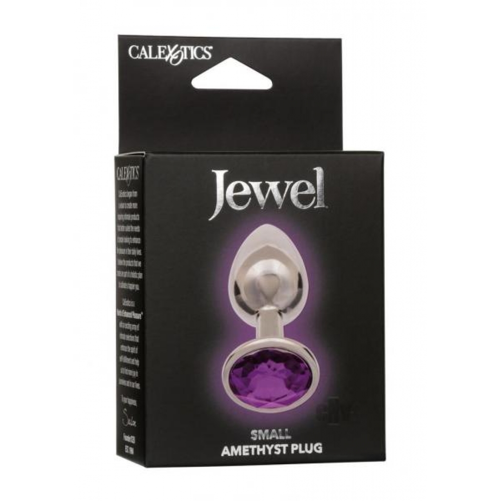 Jewel Small Amethyst Plug Purple - Anal Plugs