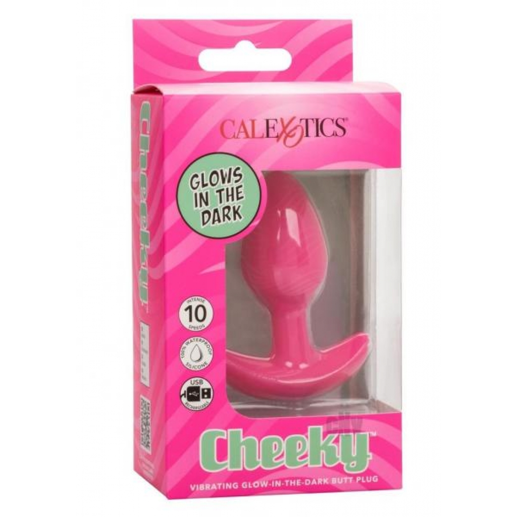 Cheeky Vibrating Gitd Plug Pink - Anal Plugs