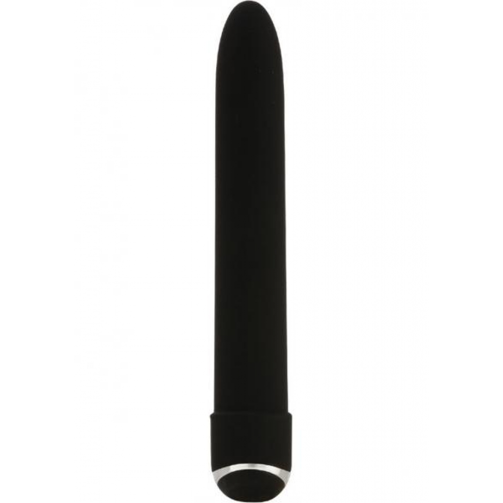 7 Function Classic Chic Standard Black Vibrator - Traditional