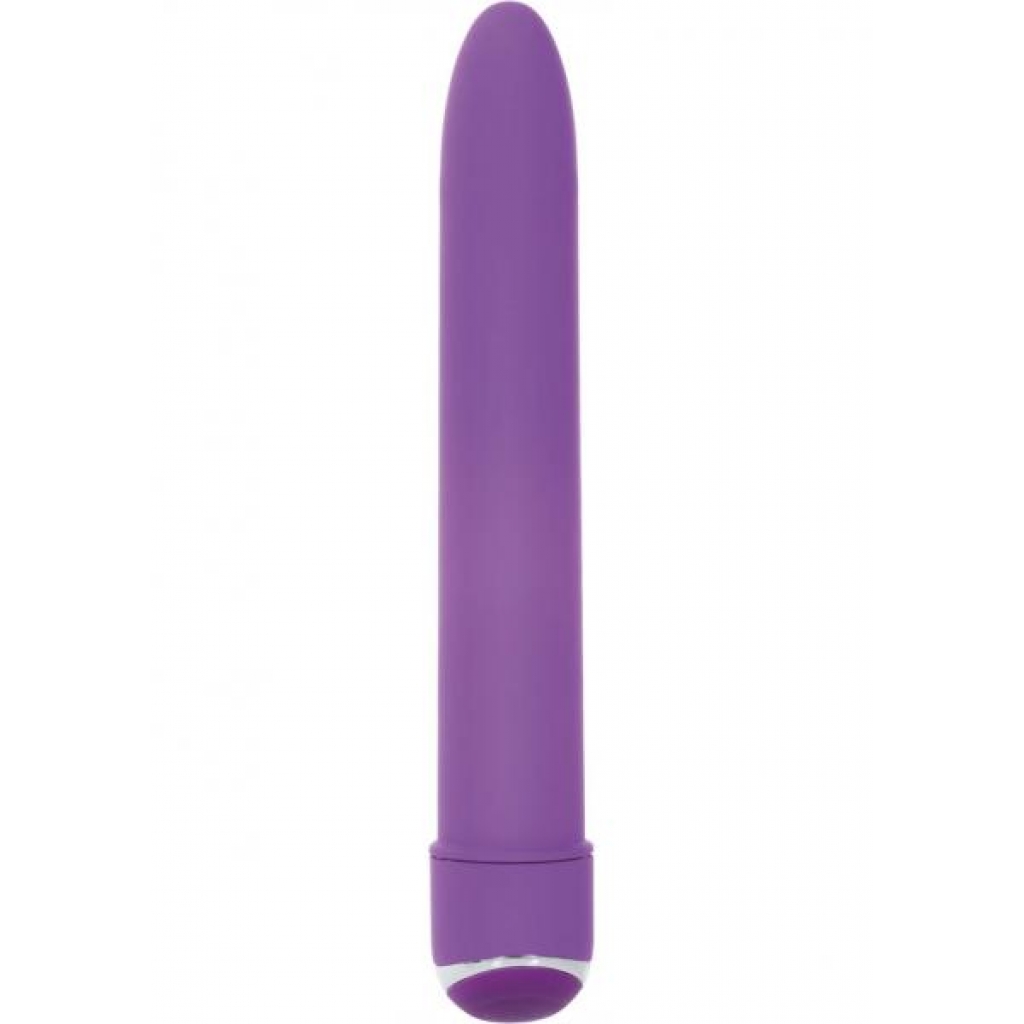 7 Function Classic Chic Standard Purple Vibrator - Traditional