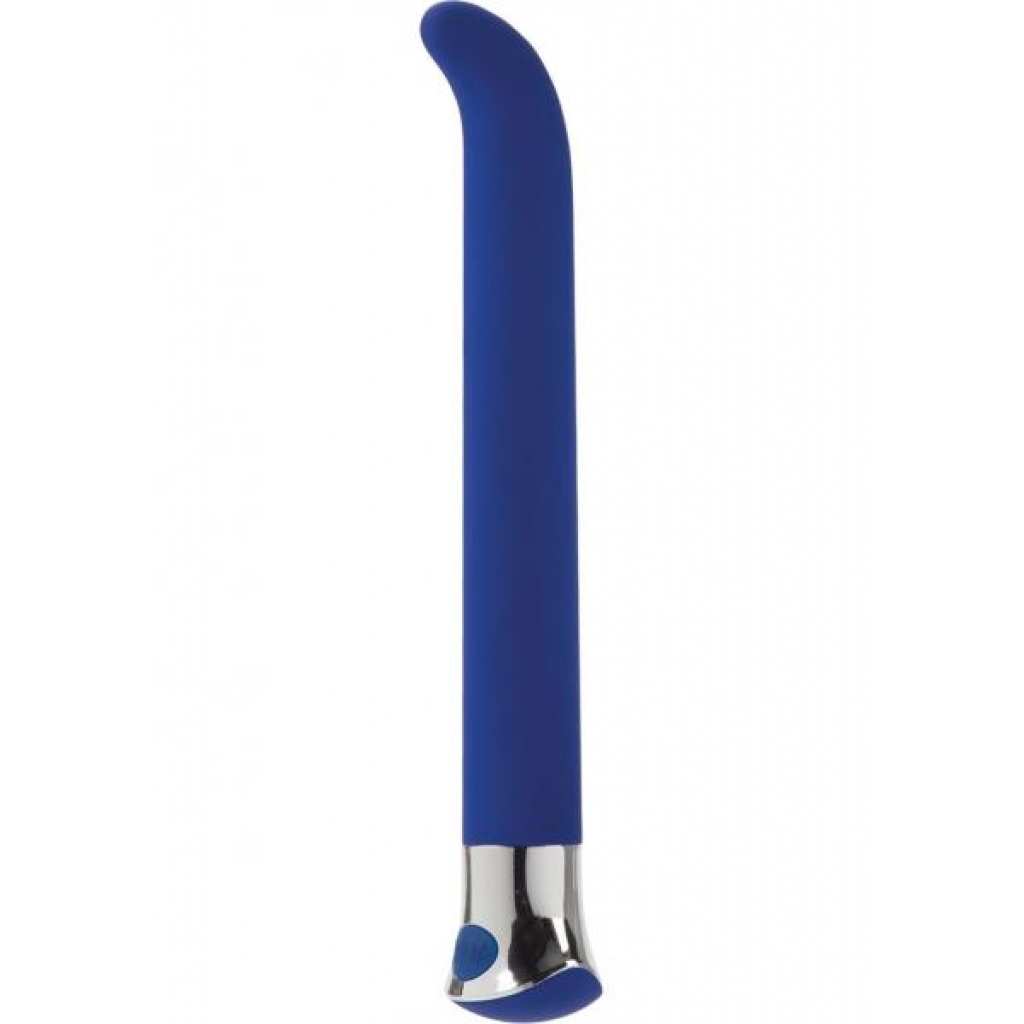 10 Function Risque G Vibrator Waterproof 5.5 Inch Blue - G-Spot Vibrators