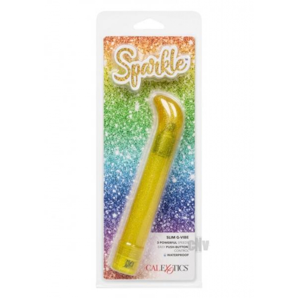 Sparkle Slim G-vibe Yellow - G-Spot Vibrators