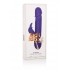 Jack Rabbit Silicone Thrusting Vibrator Purple - Rabbit Vibrators