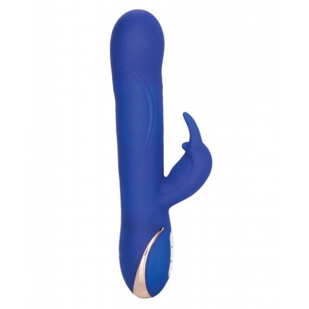 Jack Rabbit Rotating Beaded Rabbit Vibrator Blue - Rabbit Vibrators