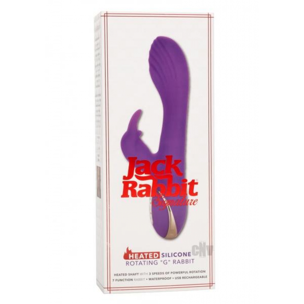 Jack Rabbit Heat Rotate G Rabbit Purple - Rabbit Vibrators