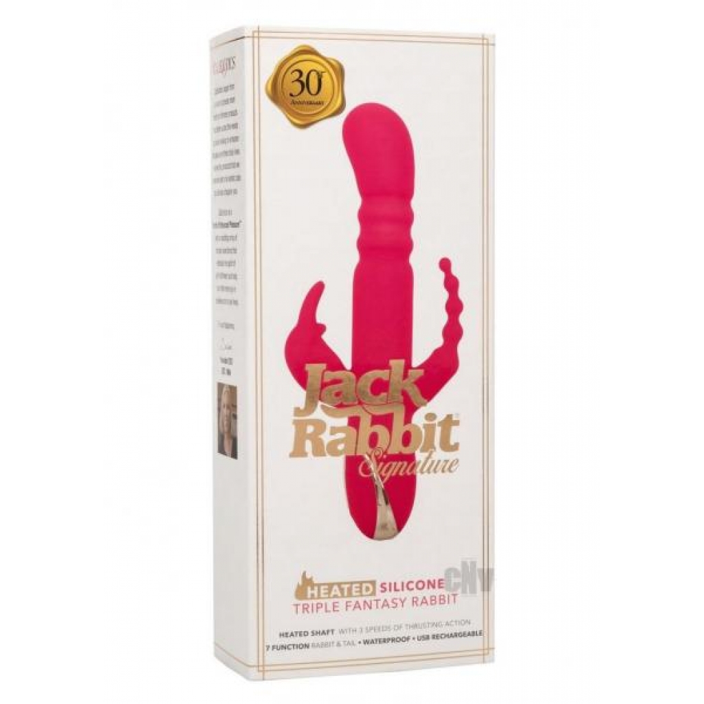 Jack Rabbit Signature Heated Triple Rabbit - Pink